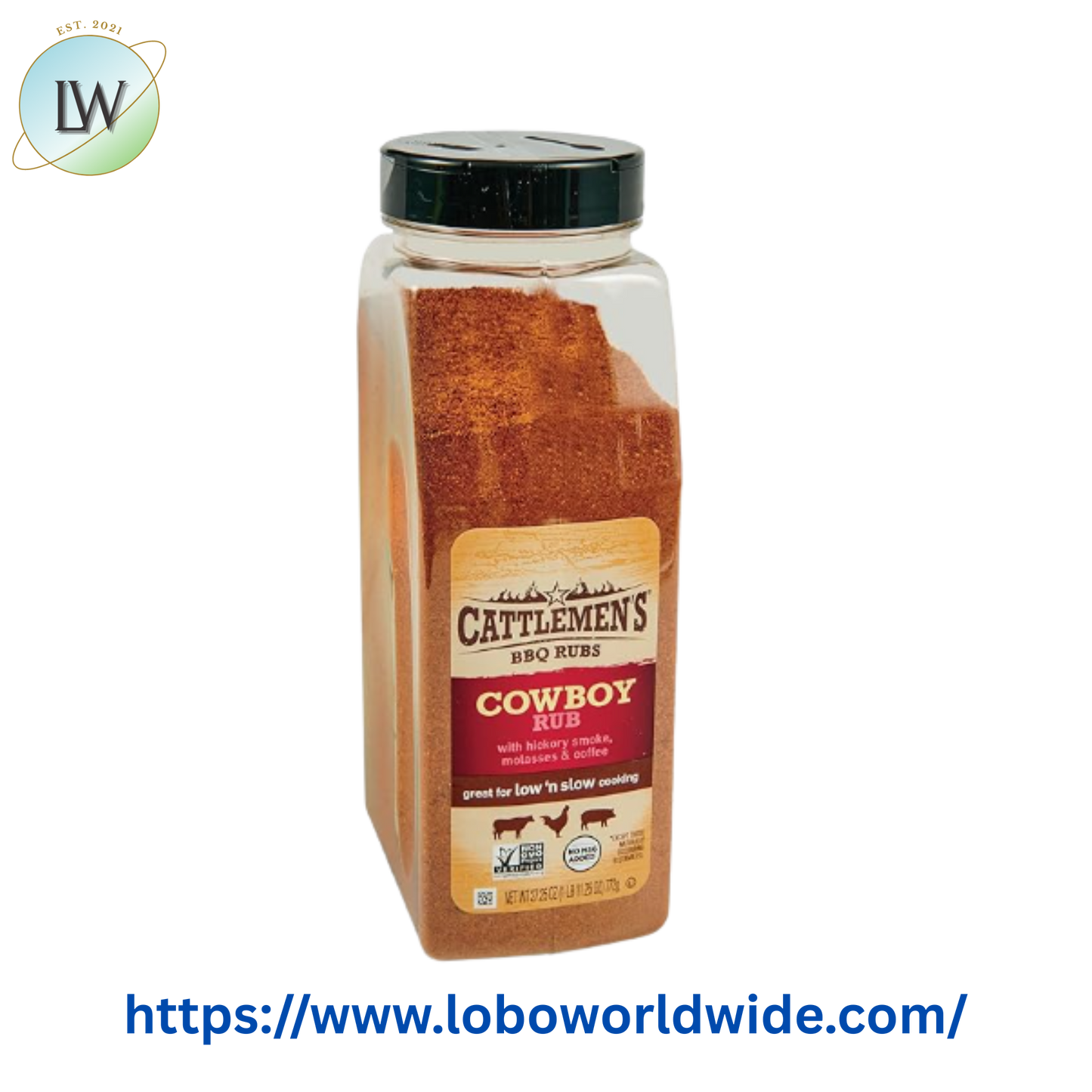 Cattlemen's 27.25 oz. Cowboy BBQ Rub