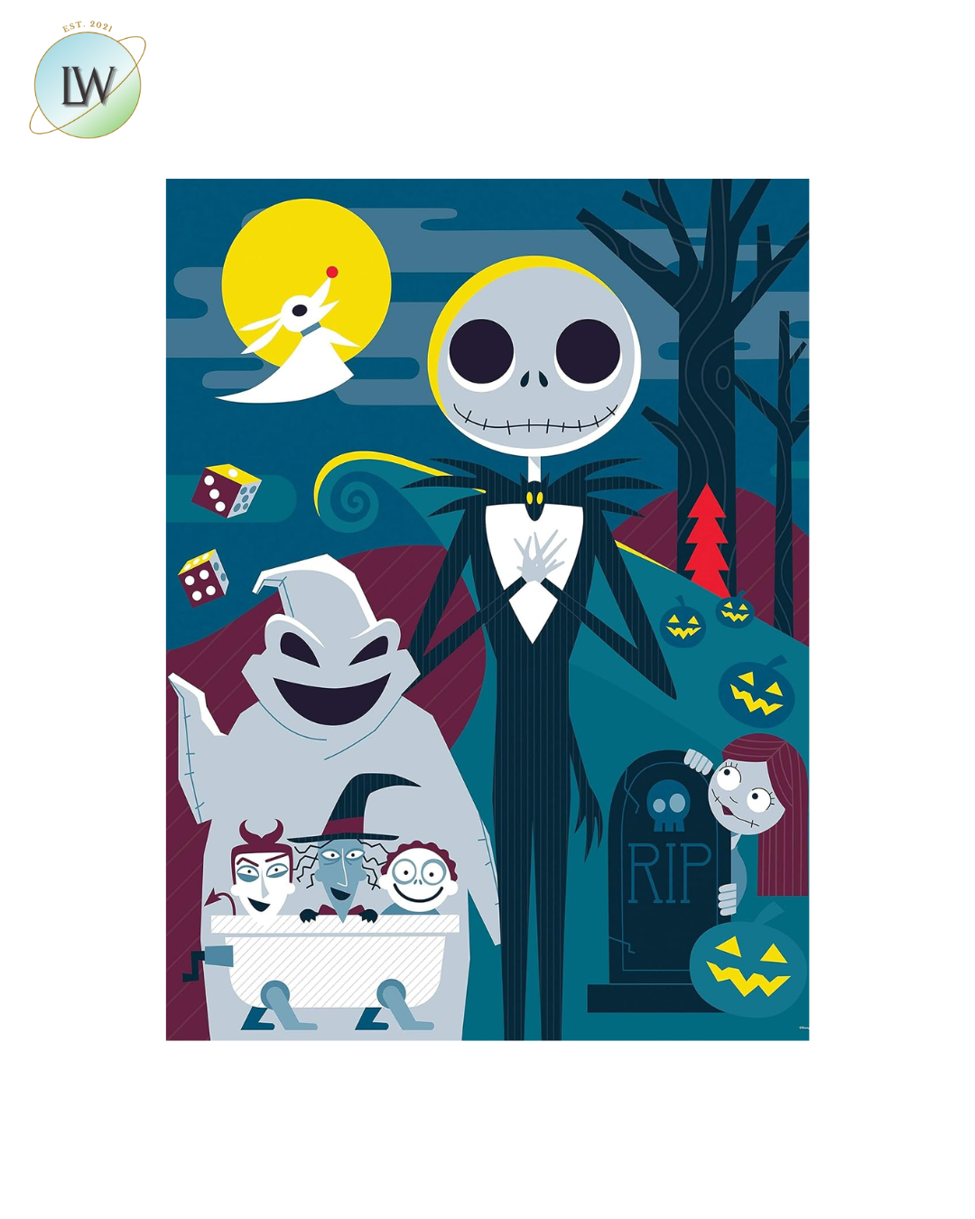 Ceaco - Disney - Tim Burton's The Nightmare Before Christmas Puzzle - 300 Pieces