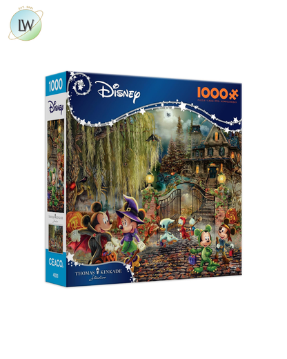 Ceaco – Thomas Kinkade Disney Mickey & Minnie 1000-Piece Puzzle