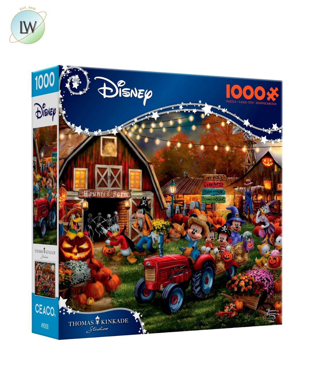 Ceaco – Thomas Kinkade Disney Dreams: Mickey 1000-Piece Puzzle