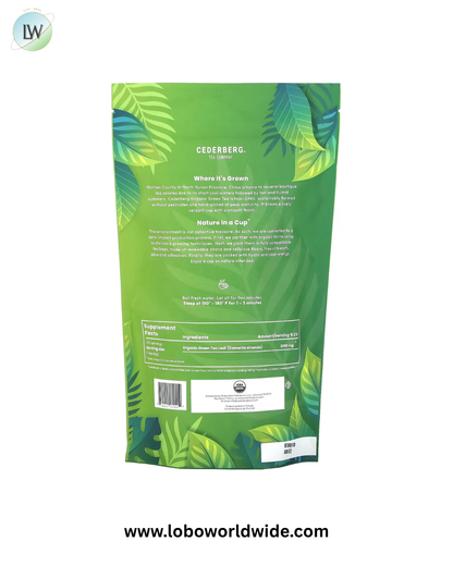 Cederberg Tea Co, Single Estate Tea, Organic Green Tea, 100 Natural Tea Bags, 7.76 oz (220 g)