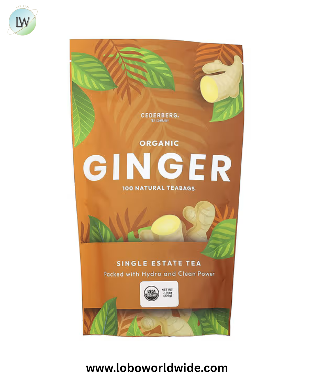 Cederberg Tea Co, Caffeine Free, 100 Natural Tea Bags