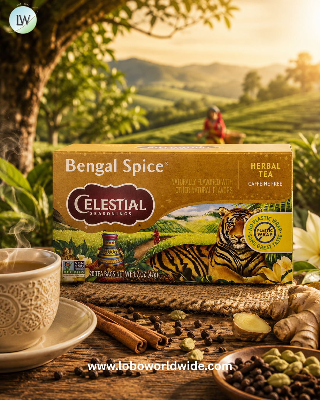 Celestial Seasonings, Herbal Tea, Caffeine Free, 20 Tea Bags