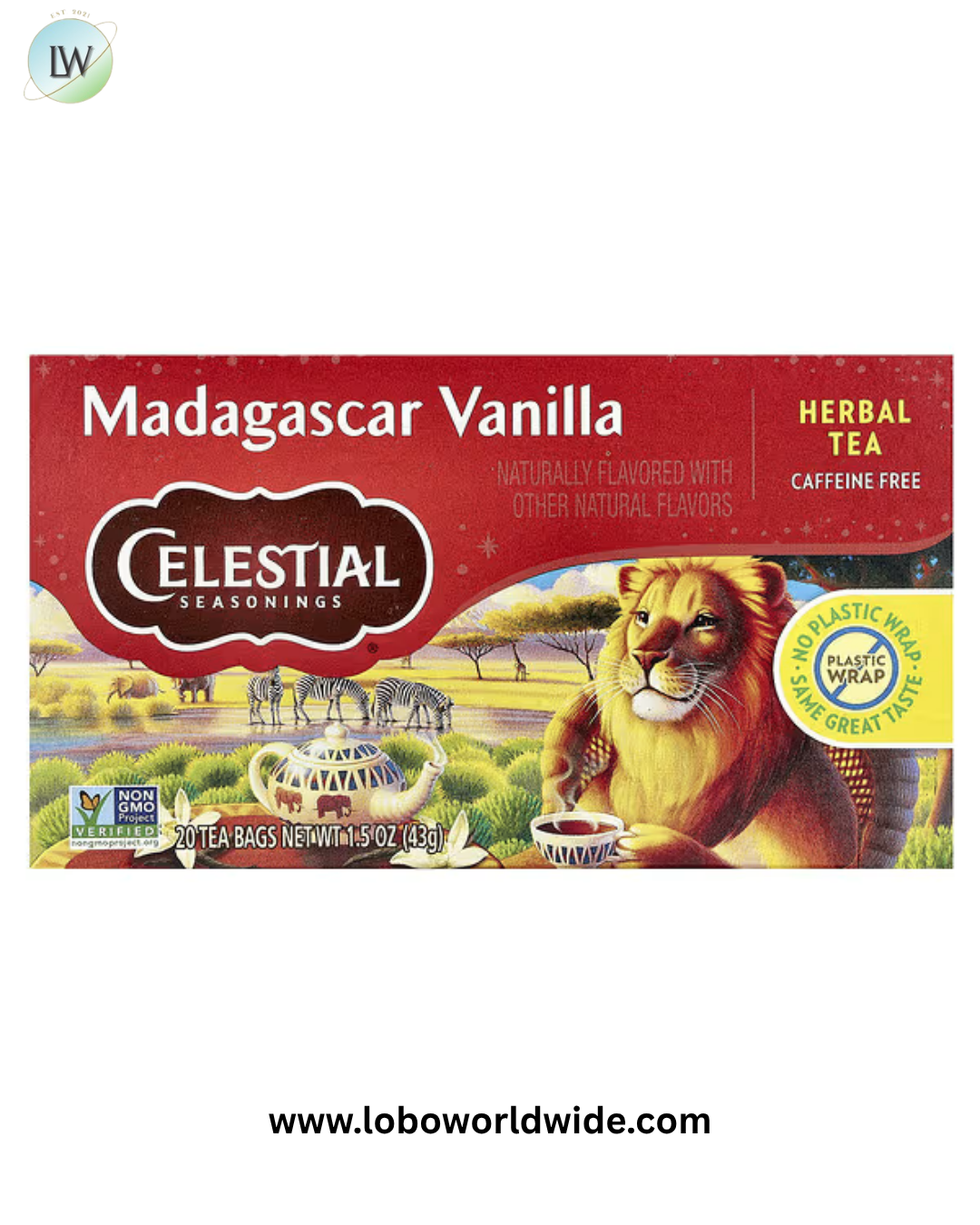Celestial Seasonings, Herbal Tea, Caffeine Free, 20 Tea Bags