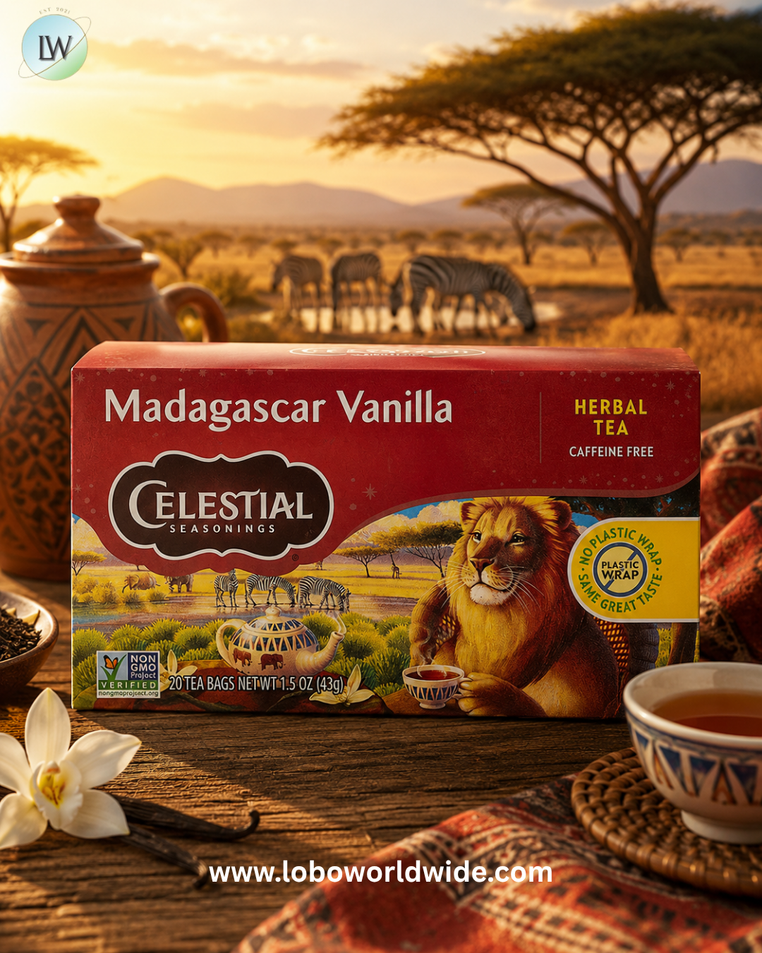 Celestial Seasonings, Herbal Tea, Caffeine Free, 20 Tea Bags