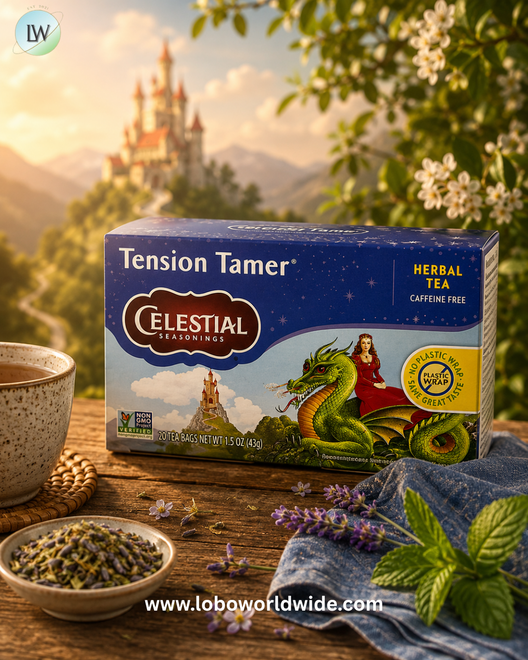 Celestial Seasonings, Herbal Tea, Caffeine Free, 20 Tea Bags