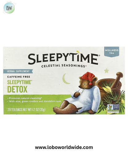 Celestial Seasonings, Wellness Tea, Caffeine Free, 20 Tea Bags, 1.2 oz (35 g)