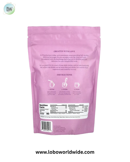 Chamberlain Coffee, Lavender Matcha Latte with Oat Milk, 10 oz (283 g)