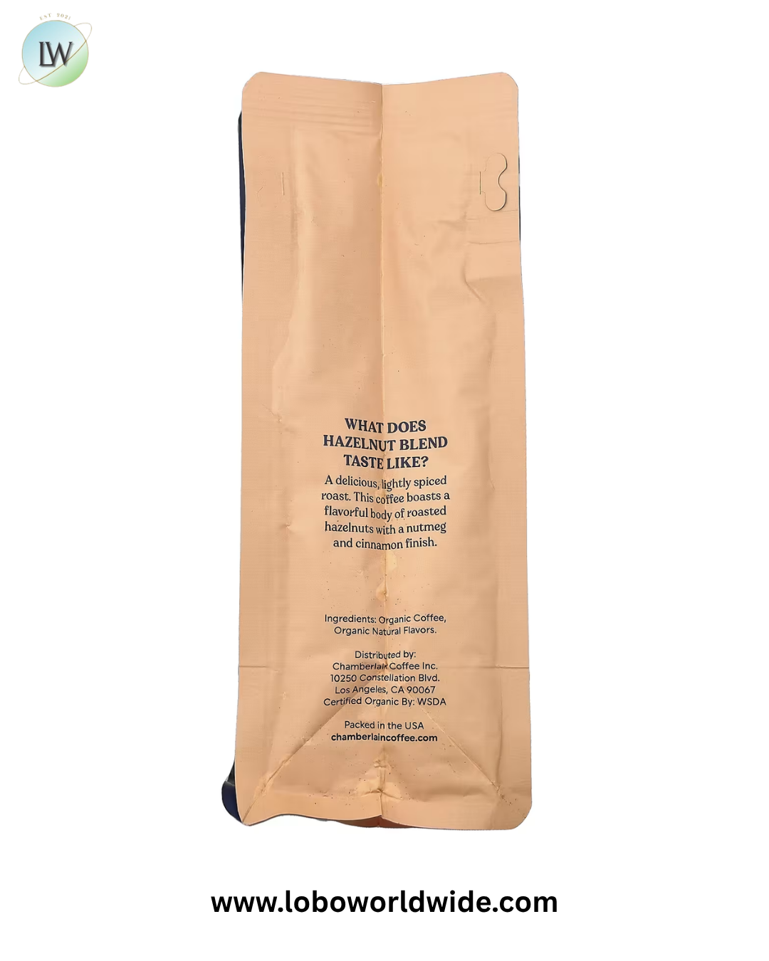 Chamberlain Coffee, Witty Fox Hazelnut Blend, Ground, Medium Roast, 10 oz (283 g)