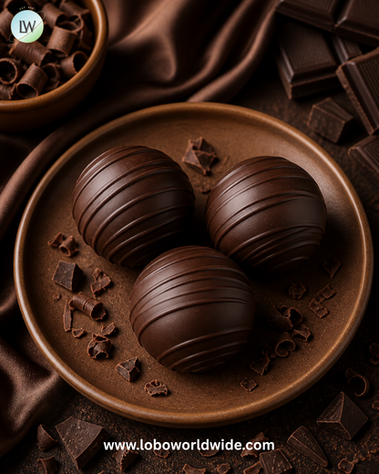 Dessert Truffles Dark Chocolate Birnn - 24ct
