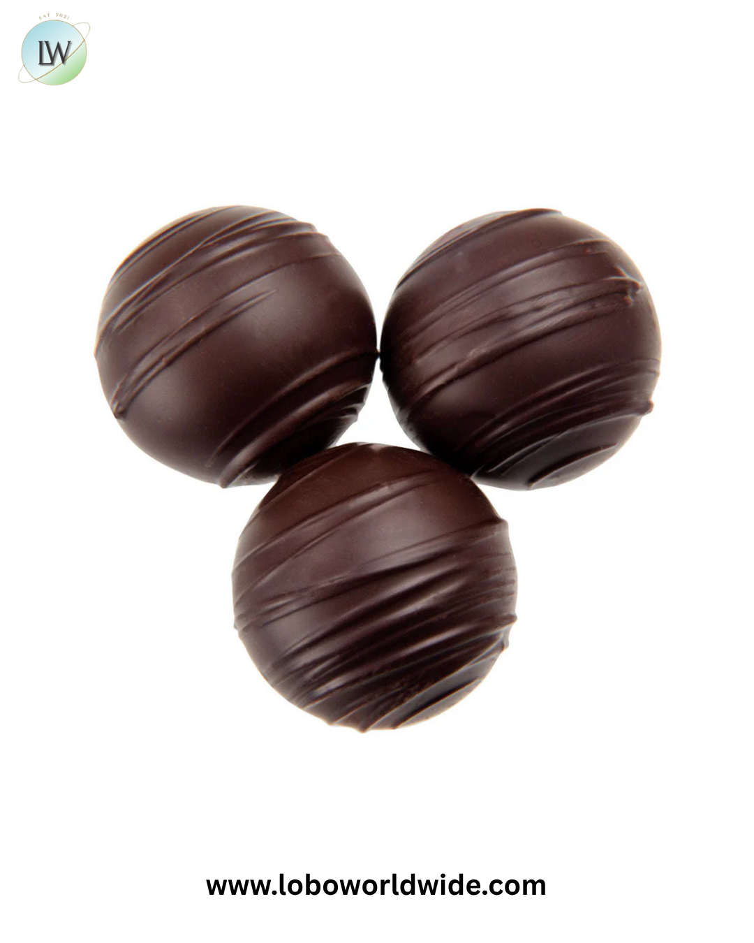 Dessert Truffles Dark Chocolate Birnn - 24ct