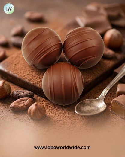 Champagne Dessert Truffles Birnn Milk Chocolate - 24ct