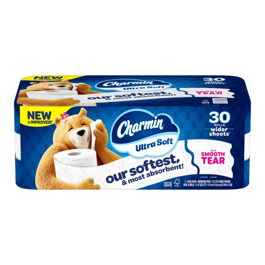 Charmin Ultra Soft Bath Tissue, 2-Ply, 213 Sheets, 30 Rolls