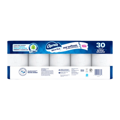 Charmin Ultra Soft Bath Tissue, 2-Ply, 213 Sheets, 30 Rolls