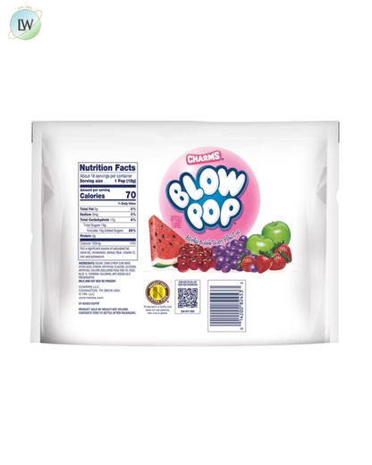 Charms Blow Pop Assorted Flavor Lollipops, 10.4 oz.