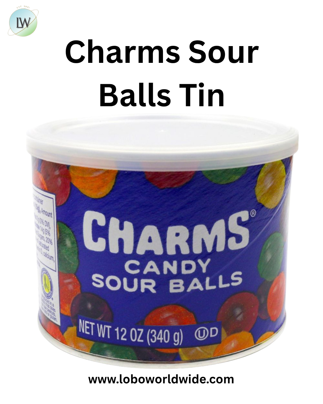 Charms Sour Balls Tin