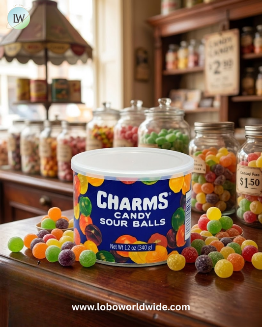 Charms Sour Balls Tins - 12ct