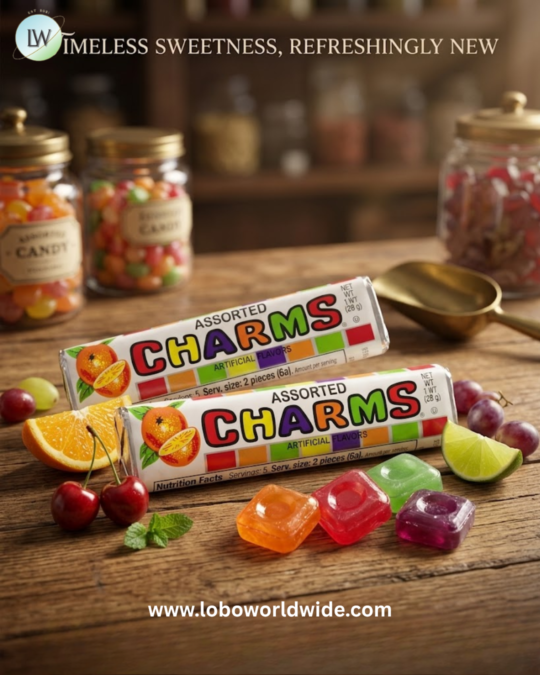 Charms Squares Candy 20 Pack