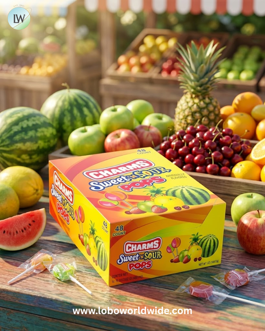 Charms Sweet & Sour Pops - 48ct