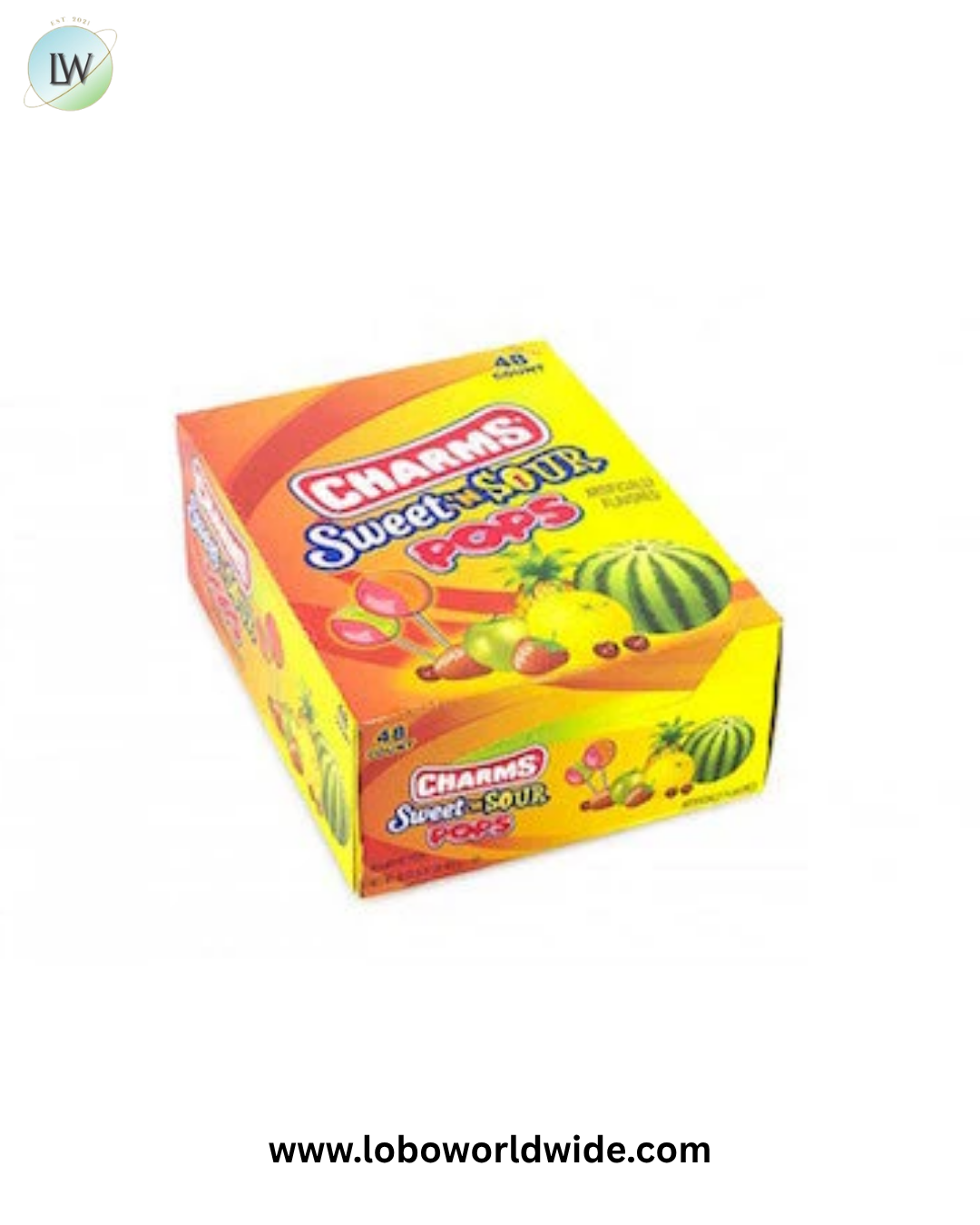Charms Sweet & Sour Pops - 48ct