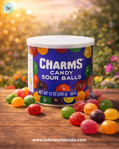 Charms Sour Balls Tin
