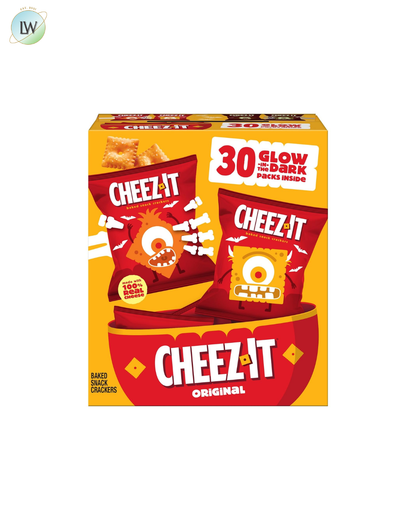 Cheez-It Cheese Crackers, Baked Snack Crackers, Original, 1 oz, 30 pk.