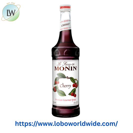 Monin Premium Cherry Flavoring / Fruit Syrup 750 mL