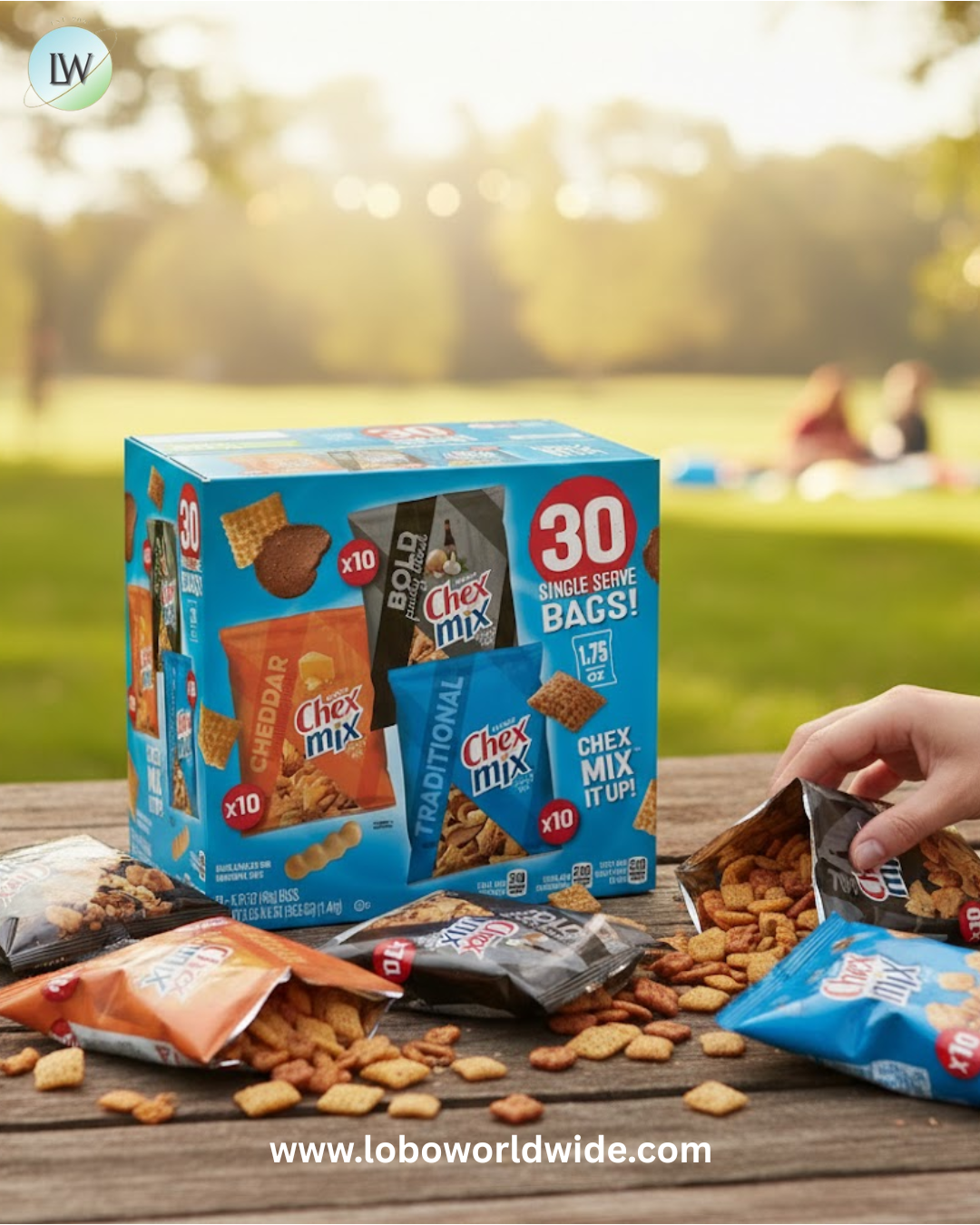 Chex Mix Classics Snack Mix, 30 ct.