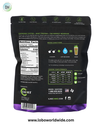 Chike Nutrition, High Protein Iced Coffee, Caramel, 14.8 oz (420 g)