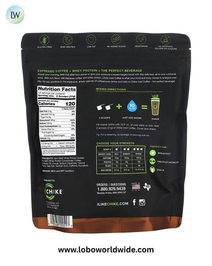 Chike Nutrition, High Protein Iced Coffee, Mocha, 15.3 oz (434 g)
