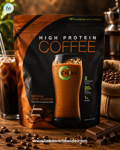 Chike Nutrition, High Protein Iced Coffee, Mocha, 15.3 oz (434 g)