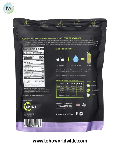 Chike Nutrition, High Protein Iced Coffee, Sweet Cream, 1 lb 1.8 oz (504 g)