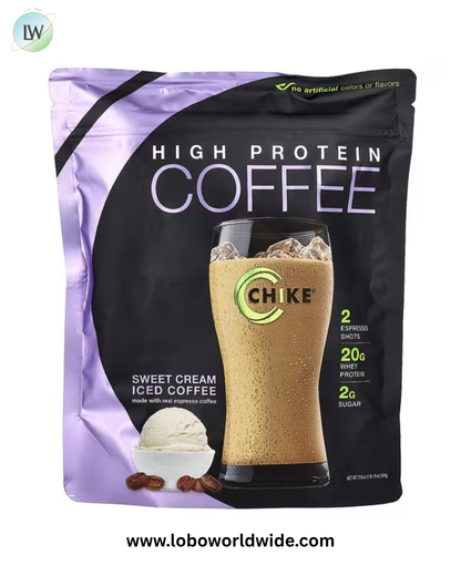 Chike Nutrition, High Protein Iced Coffee, Sweet Cream, 1 lb 1.8 oz (504 g)