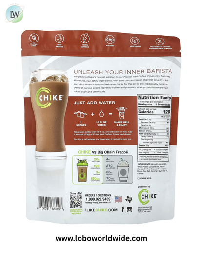 Chike Nutrition, Protein Iced Coffee, Caffe Mocha, 16.3 oz (462 g)