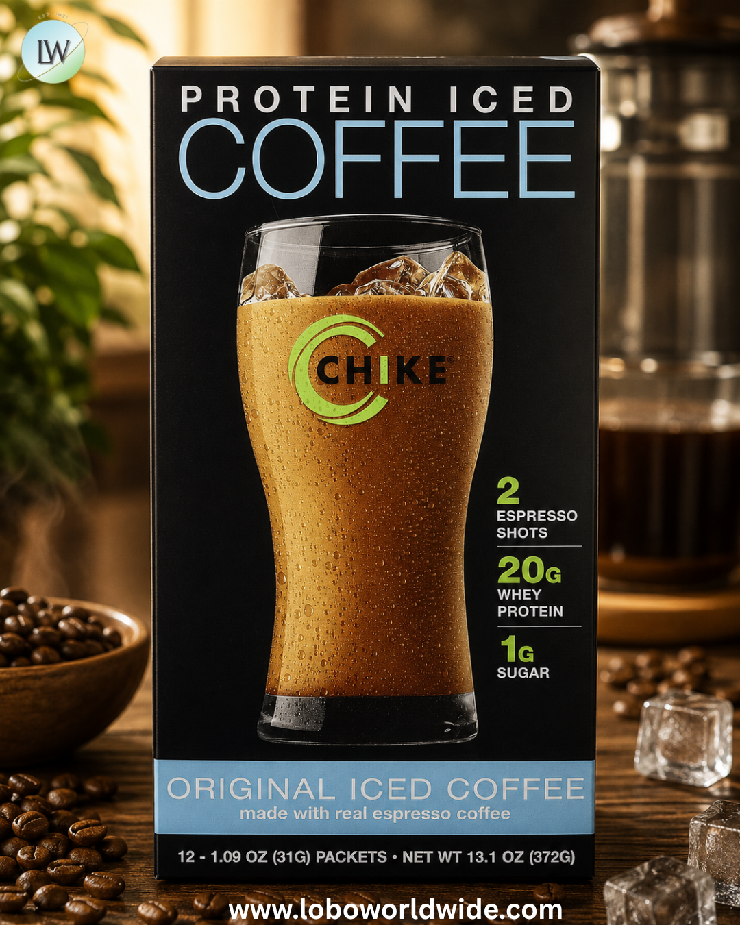 Chike Nutrition, Protein Iced Coffee, Original, 12 Packets, 1.09 oz (31 g) Each
