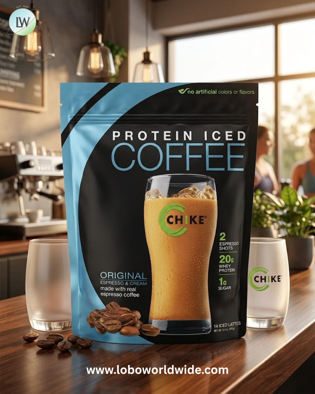 Chike Nutrition, Protein Iced Coffee, Original, 15.3 oz (434 g)