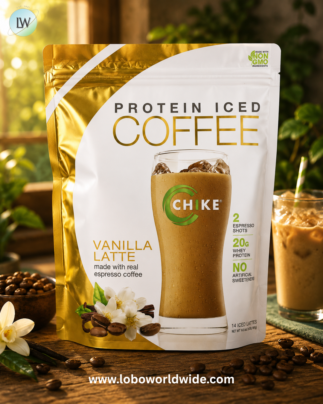 Chike Nutrition, Protein Iced Coffee, Vanilla Latte, 16.3 oz (462 g)