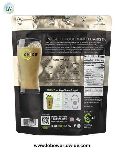 Chike Nutrition, Protein Iced Coffee, Vanilla, 15.8 oz (448 g)