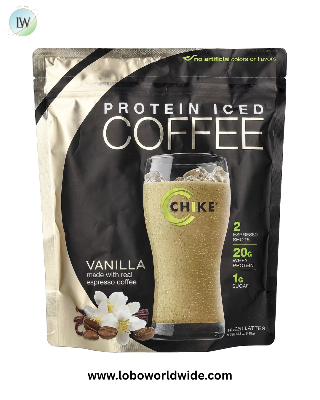 Chike Nutrition, Protein Iced Coffee, Vanilla, 15.8 oz (448 g)