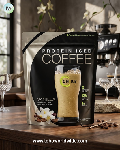 Chike Nutrition, Protein Iced Coffee, Vanilla, 15.8 oz (448 g)