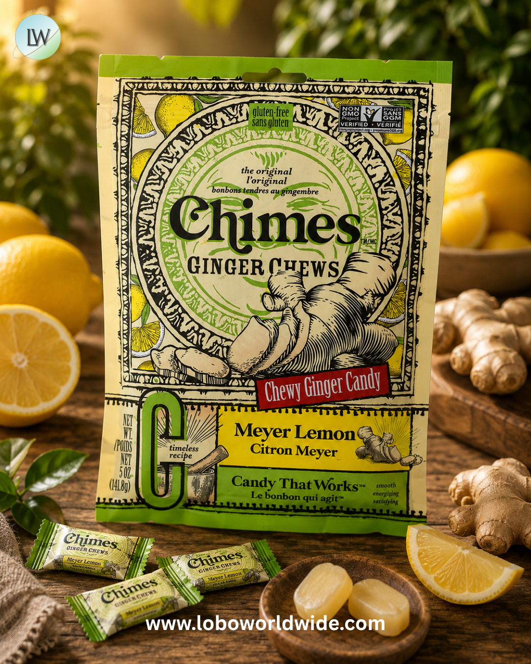 Chimes, Ginger Chews, 5 oz (141.8 g)