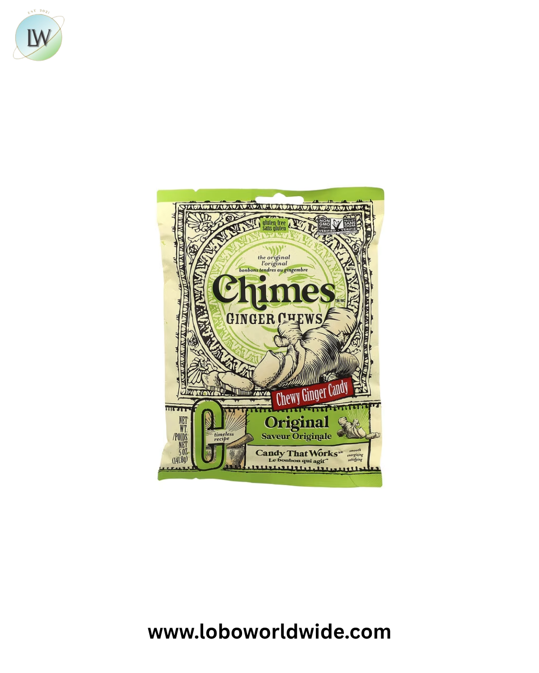 Chimes, Ginger Chews, 5 oz (141.8 g)