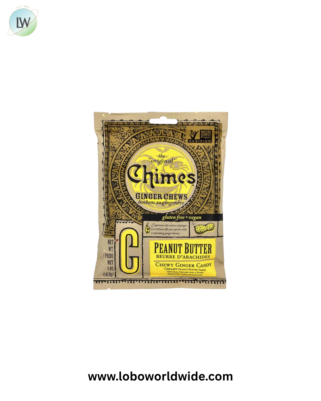 Chimes, Ginger Chews, 5 oz (141.8 g)