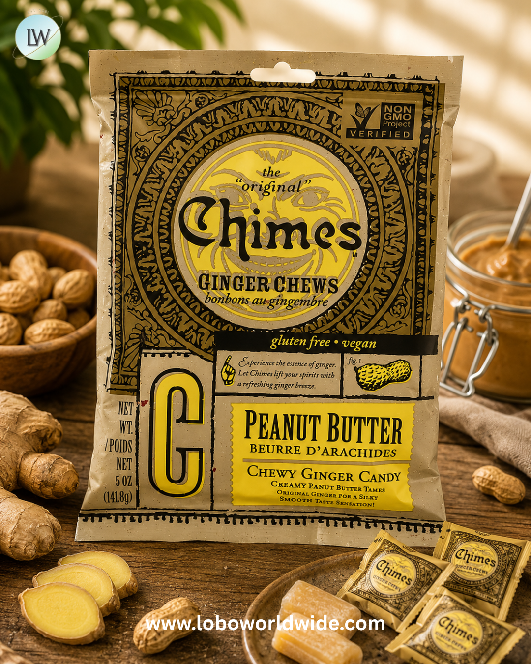 Chimes, Ginger Chews, 5 oz (141.8 g)