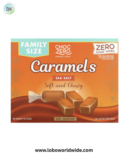 ChocZero, Caramels, Sea Salt, 9 oz (255 g)