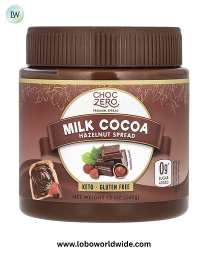 ChocZero, Cocoa Hazelnut Spread, 12 oz (340 g)