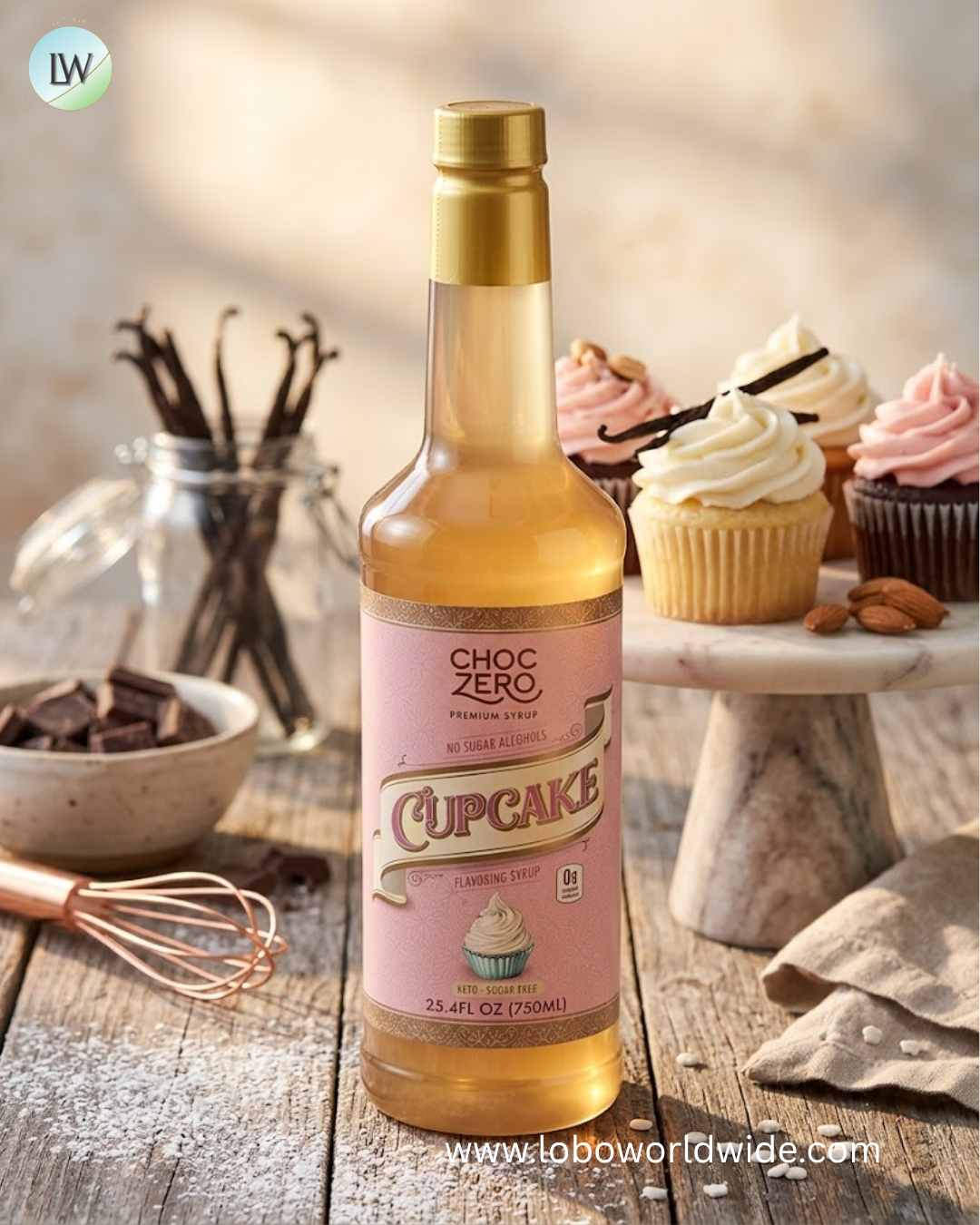 ChocZero, Premium Syrup, Sugar Free, 25.4 fl oz (750 ml)