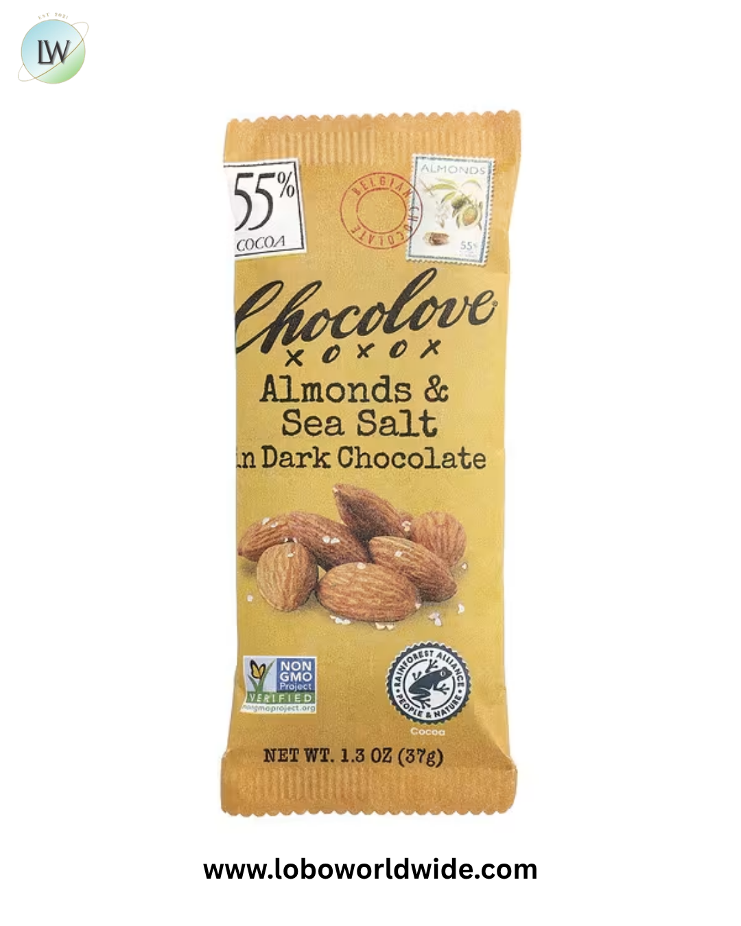 Chocolove, Dark Chocolate, 55% Cocoa