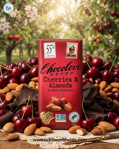 Chocolove, Dark Chocolate, 55% Cocoa