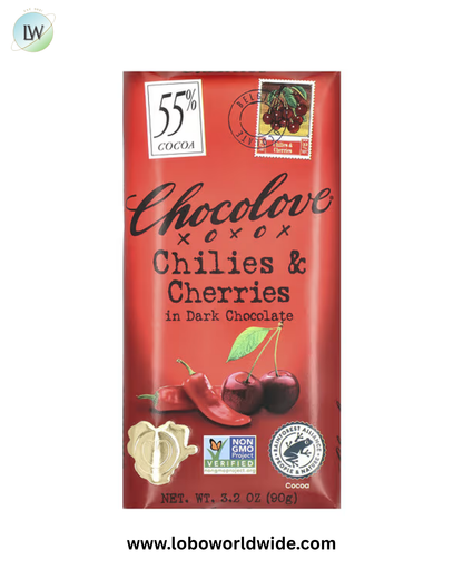 Chocolove, Dark Chocolate, 55% Cacao, 3.2 oz (90 g)